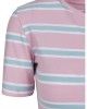 Дамска рокля в розово и синьо Urban Classics Ladies Stretch Stripe Dress 
