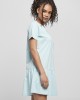 Дамска рокля в светлосин цвят Urban Classics Ladies Valance Tee Dress