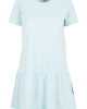 Дамска рокля в светлосин цвят Urban Classics Ladies Valance Tee Dress