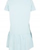 Дамска рокля в светлосин цвят Urban Classics Ladies Valance Tee Dress