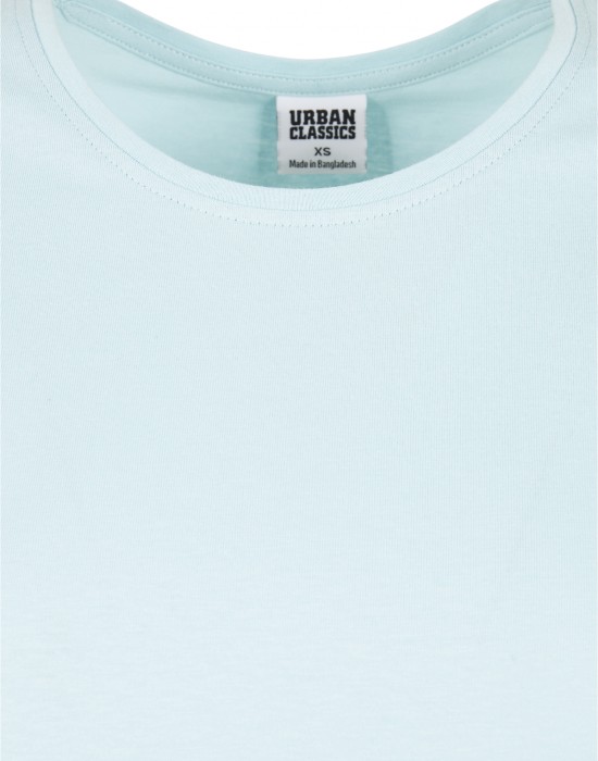 Дамска рокля в светлосин цвят Urban Classics Ladies Valance Tee Dress