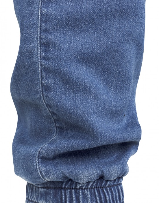 Мъжки сини дънки с връзки Urban Classics