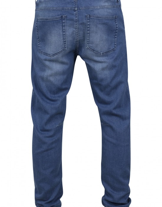 Мъжки сини дънки с връзки Urban Classics