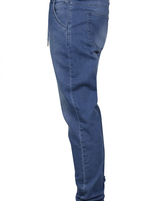 Мъжки сини дънки с връзки Urban Classics