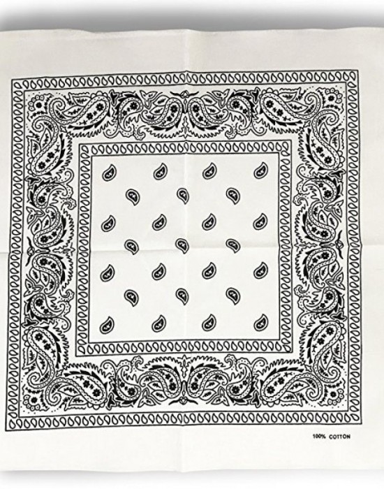 Кърпа за глава бандана HoodStyle Bandana в бяло