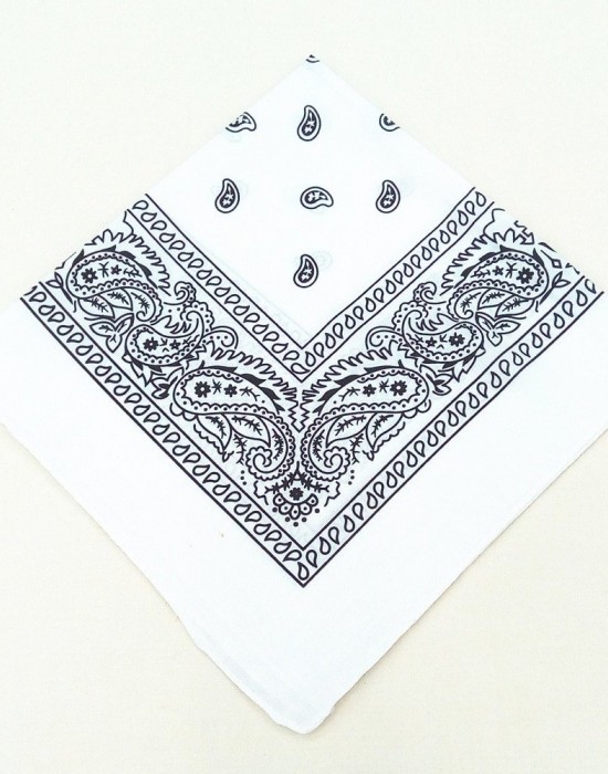 Кърпа за глава бандана HoodStyle Bandana в бяло