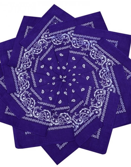 Кърпа за глава бандана HoodStyle Bandana в тъмнолилаво