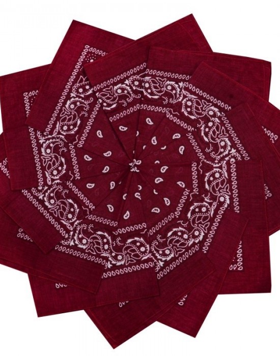 Кърпа за глава бандана HoodStyle Bandana в тъмночервен цвят