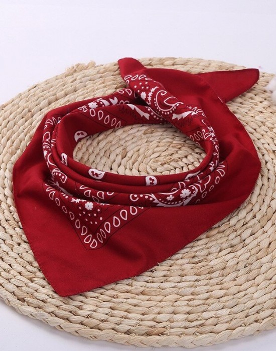 Кърпа за глава бандана HoodStyle Bandana в тъмночервен цвят