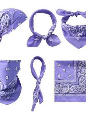 Кърпа за глава бандана HoodStyle Bandana в светлолилав цвят