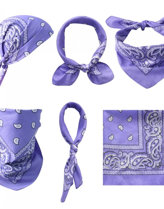 Кърпа за глава бандана HoodStyle Bandana в светлолилав цвят