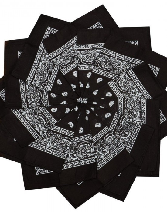 Кърпа за глава бандана HoodStyle Bandana в черен цвят