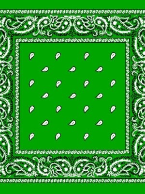 Кърпа за глава бандана HoodStyle Bandana в светлозелено