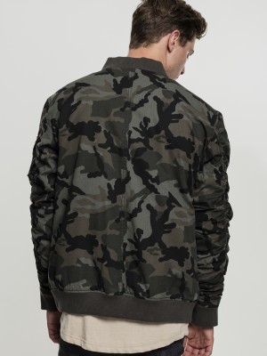 Мъжко камуфлажно яке тип бомбър Urban Classics wood camo