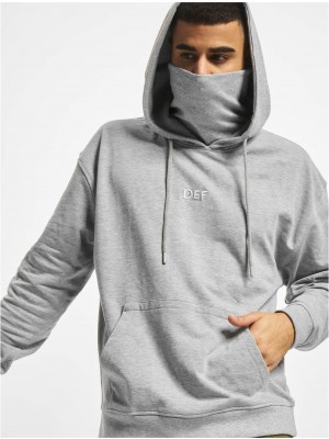 Мъжки сив суичър DEF Hendrik