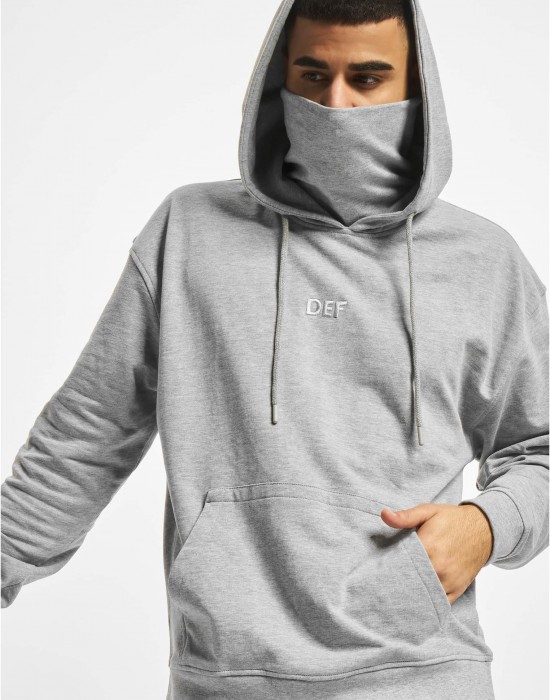 Мъжки сив суичър DEF Hendrik