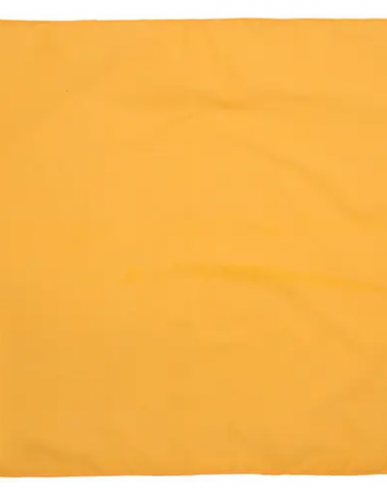 Бандана кърпа за глава Bandana Blank изчистена в тъмножълт цвят