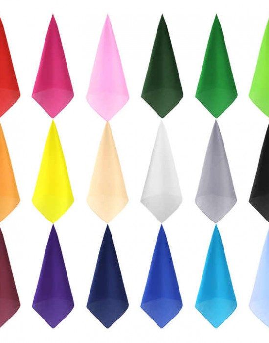 Бандана кърпа за глава Bandana Blank изчистена в тъмножълт цвят