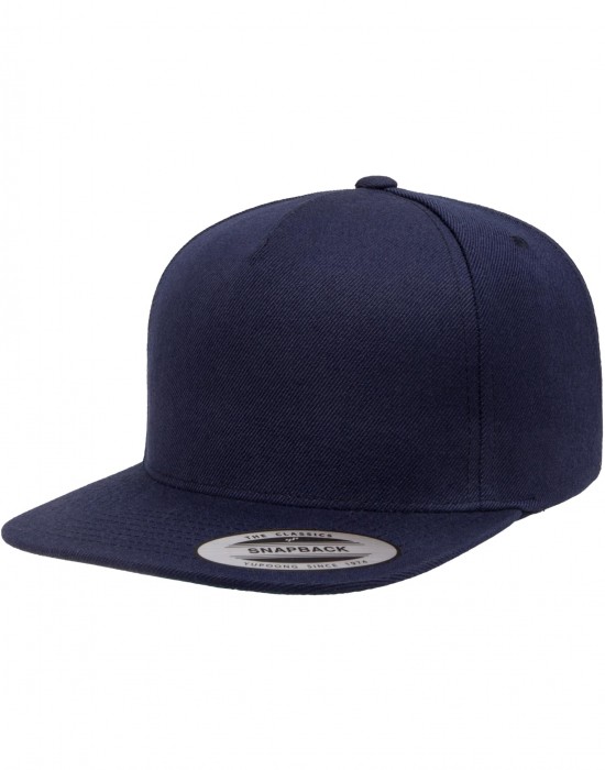 Шапка с козирка Premium 5-Panel Snapback Cap navy one size