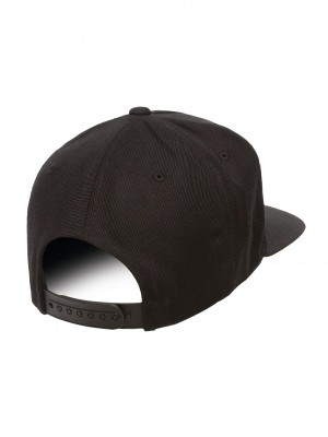 Шапка с козирка Premium 5-Panel Snapback Cap black/black one size