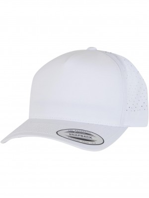 Шапка с козирка YP CLASSICS 5 Panel Snapckback white one size