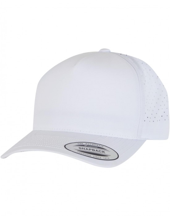 Шапка с козирка YP CLASSICS 5 Panel Snapckback white one size
