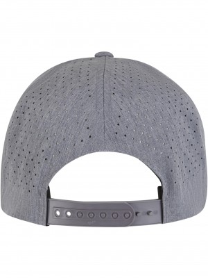 Шапка с козирка YP CLASSICS 5 Panel Snapckback heathergrey one size
