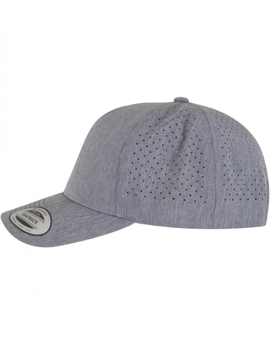 Шапка с козирка YP CLASSICS 5 Panel Snapckback heathergrey one size