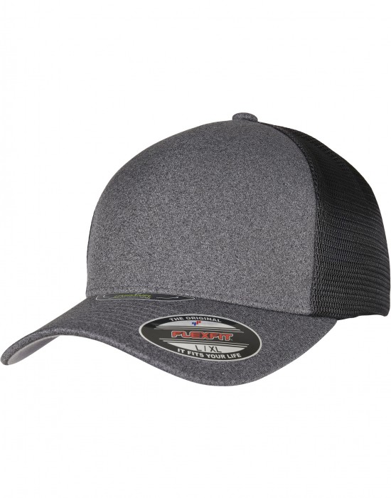 Шапка с козирка FLEXFIT UNIPANEL? CAP darkgrey/black S/M