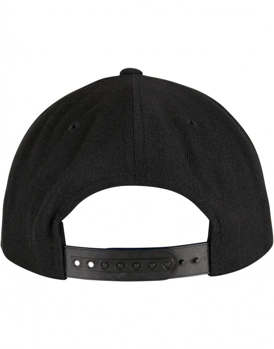 Шапка с козирка YP CLASSICS 5-PANEL PREMIUM CURVED VISOR SNAPBACK CAP black one size