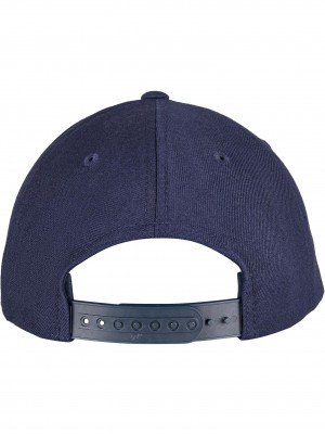 Шапка с козирка YP CLASSICS 5-PANEL PREMIUM CURVED VISOR SNAPBACK CAP navy one size
