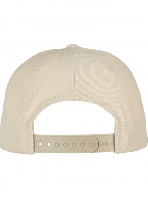 Шапка с козирка YP CLASSICS 5-PANEL PREMIUM CURVED VISOR SNAPBACK CAP stone one size