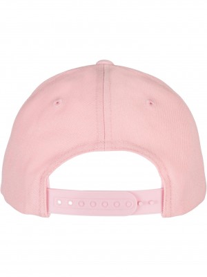 Шапка с козирка YP CLASSICS 5-PANEL PREMIUM CURVED VISOR SNAPBACK CAP prism pink one size