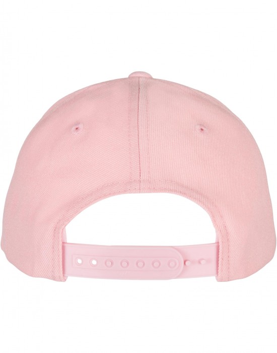 Шапка с козирка YP CLASSICS 5-PANEL PREMIUM CURVED VISOR SNAPBACK CAP prism pink one size