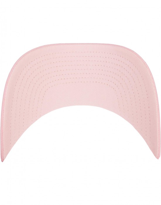 Шапка с козирка YP CLASSICS 5-PANEL PREMIUM CURVED VISOR SNAPBACK CAP prism pink one size