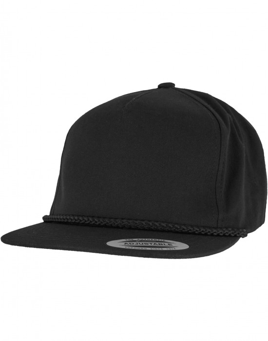 Шапка с козирка YP CLASSICS? CLASSIC POPLIN GOLF CAP black one size