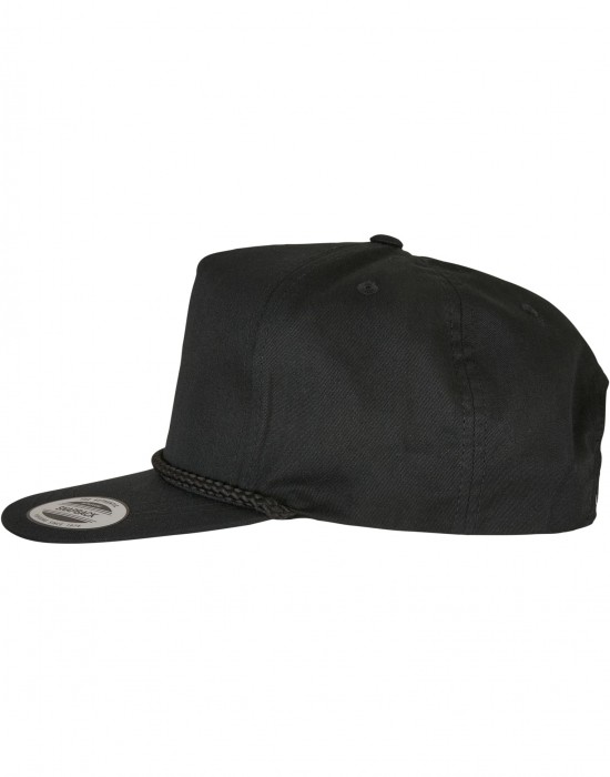 Шапка с козирка YP CLASSICS? CLASSIC POPLIN GOLF CAP black one size
