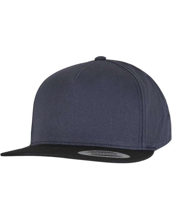 Шапка с козирка Classic 5 Panel Snapback navy/black one size