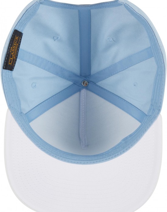 Шапка с козирка Classic 5 Panel Snapback lightblue/white one size