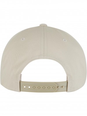 Шапка с козирка Classic 5 Panel Snapback beige/green one size