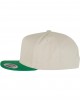 Шапка с козирка Classic 5 Panel Snapback beige/green one size