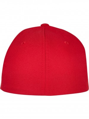 Шапка с козирка FLEXFIT NU? CAP red S/M