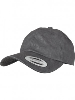 Шапка с козирка Low Profile Coated Cap darkgrey one size