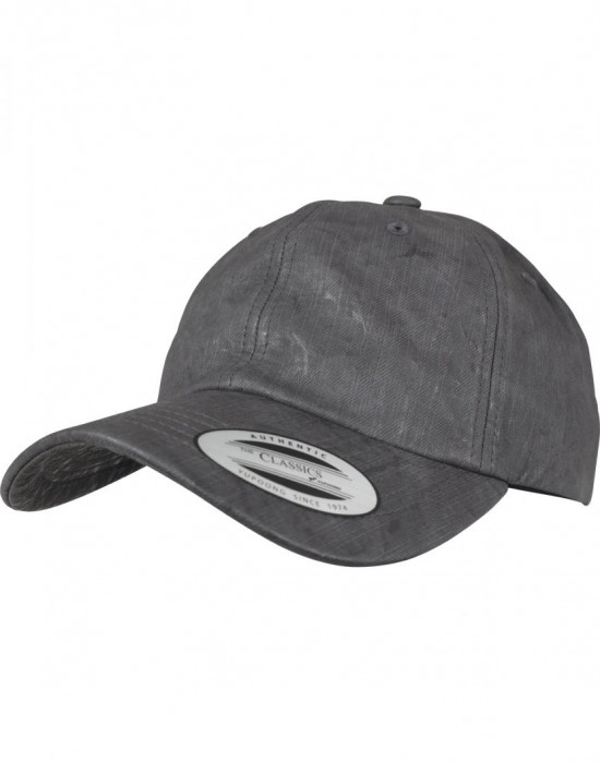 Шапка с козирка Low Profile Coated Cap darkgrey one size