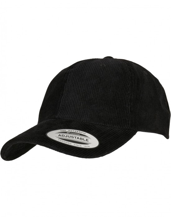 Шапка с козирка Low Profile Corduroy Dad Cap black one size