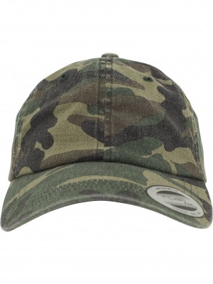 Шапка с козирка Low Profile Camo Washed Cap wood camo one size