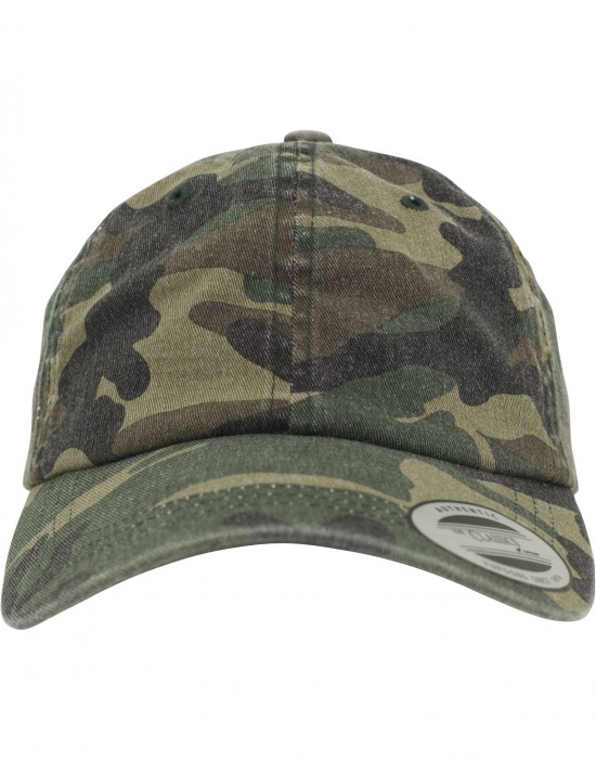 Шапка с козирка Low Profile Camo Washed Cap wood camo one size