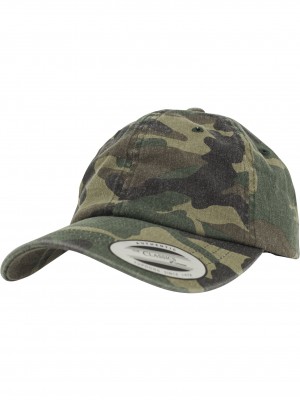Шапка с козирка Low Profile Camo Washed Cap wood camo one size