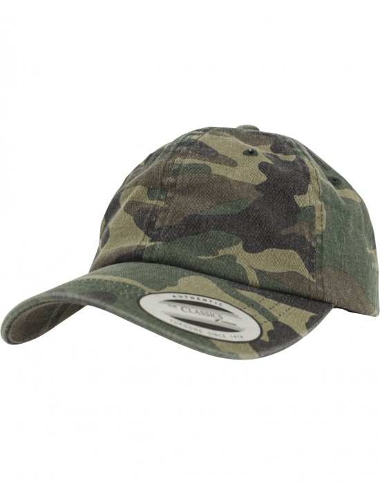 Шапка с козирка Low Profile Camo Washed Cap wood camo one size