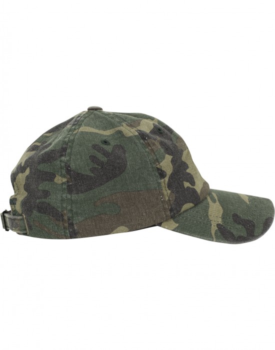 Шапка с козирка Low Profile Camo Washed Cap wood camo one size